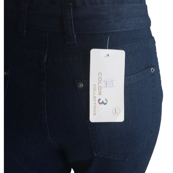 NWT Blue Flare Leg Jeans by Color 3 Collections - Picture 3 of 12